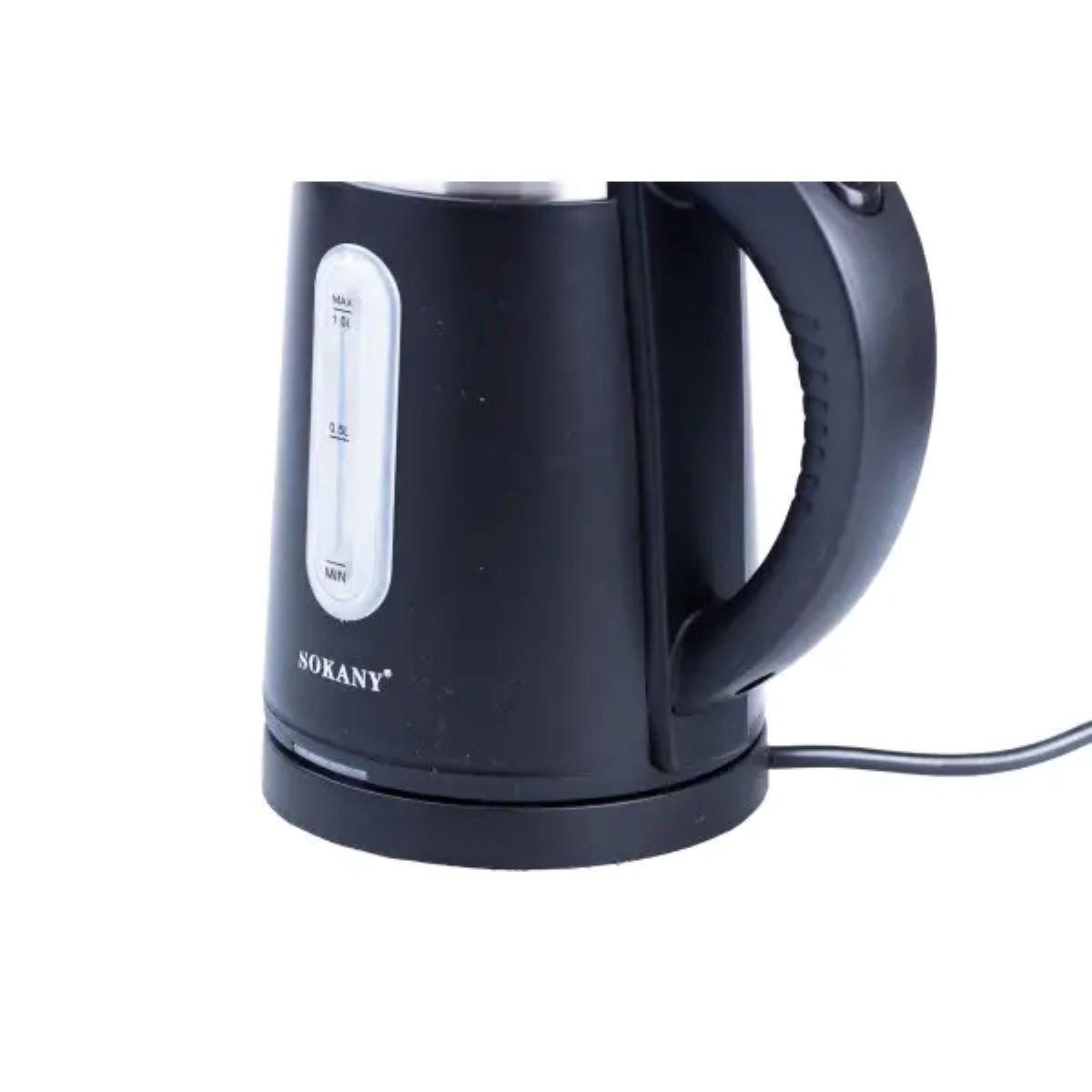 Электрочайник Sokany SK-0808 1200W Black (3903) - фото 6