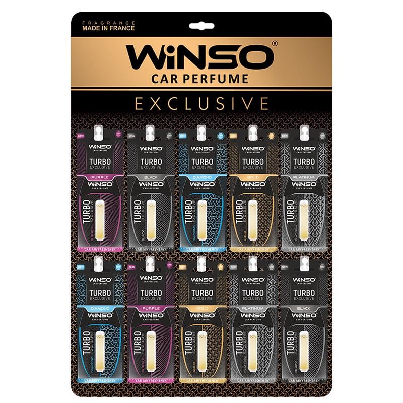 Освежитель воздуха с капсулой Winso Turbo Exclusive дисплей MIX