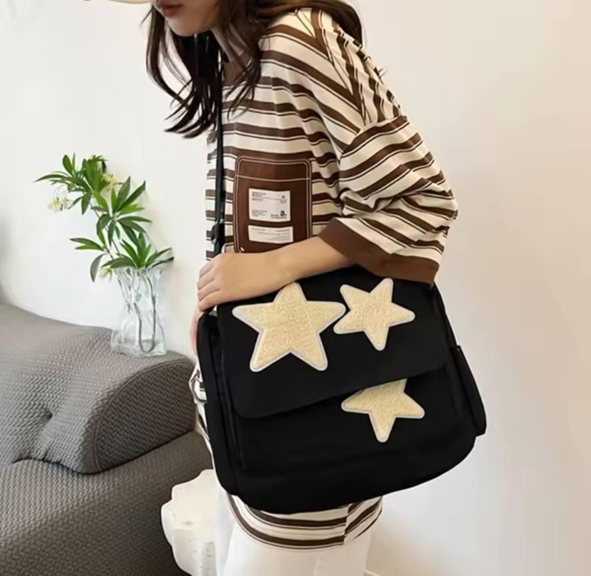 Сумка для девочки для школы/института с карманами в японском стиле Черный - фото 5 Сумка для девочки для школы/института с карманами в японском стиле Черный - фото 5