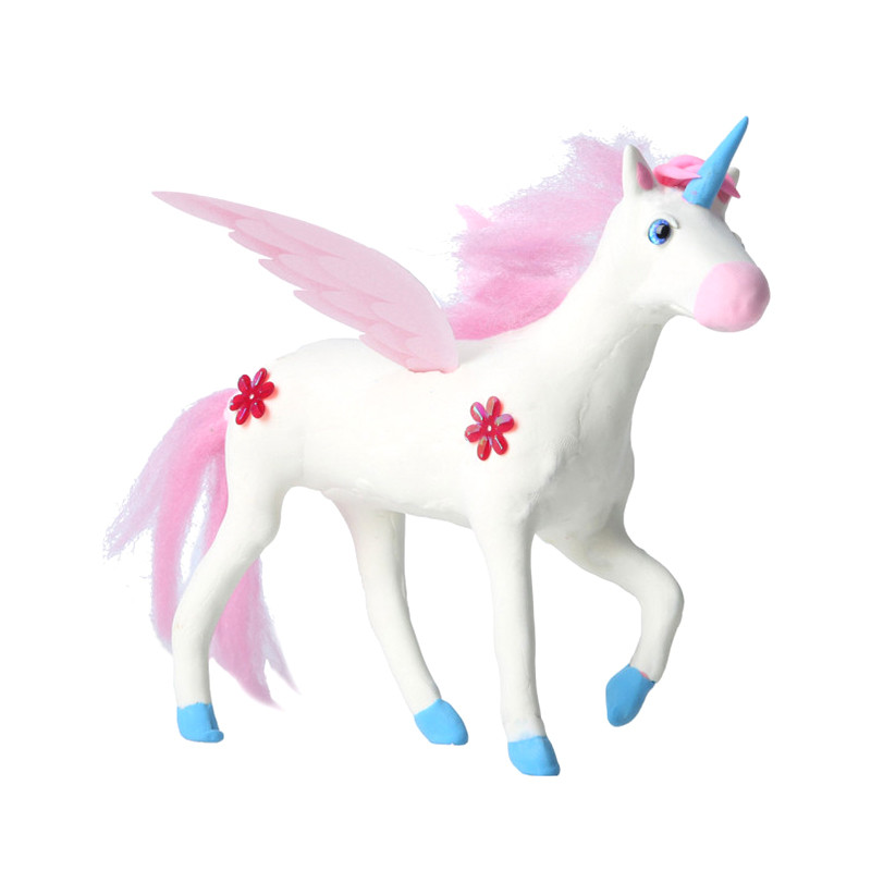 Конструктор деревянный и лепка Robud FY09 Сказочный единорог