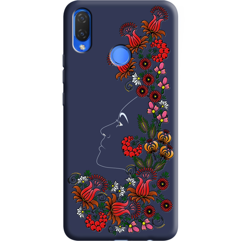 Чохол Boxface Huawei P Smart Plus 3D Ukrainian Muse Синій силікон (34912-bk64-36131)