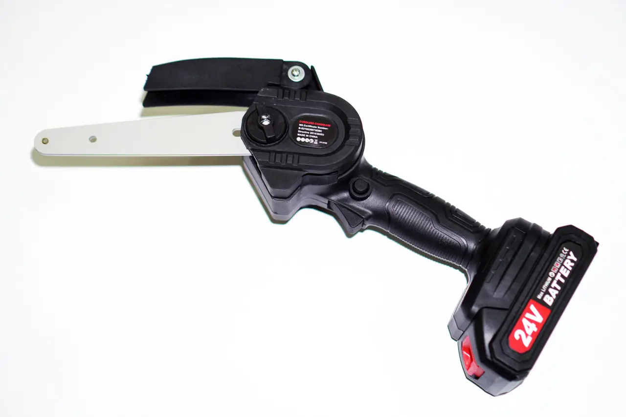 ᐉ Пила для обрізання дерев Mini Electric Chainsaw у кейсі з АКБ • Краща ...