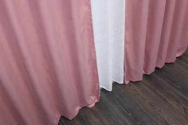 Комплект штор Petek микровелюр 1,5х2,7 м 2 шт. Пудровий - фото 4 Комплект штор Petek микровелюр 1,5х2,7 м 2 шт. Пудровий - фото 4