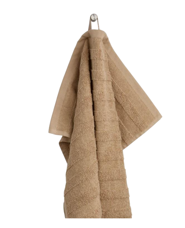 Полотенце хлопковое 65x130 см Песочное (42d23a51)