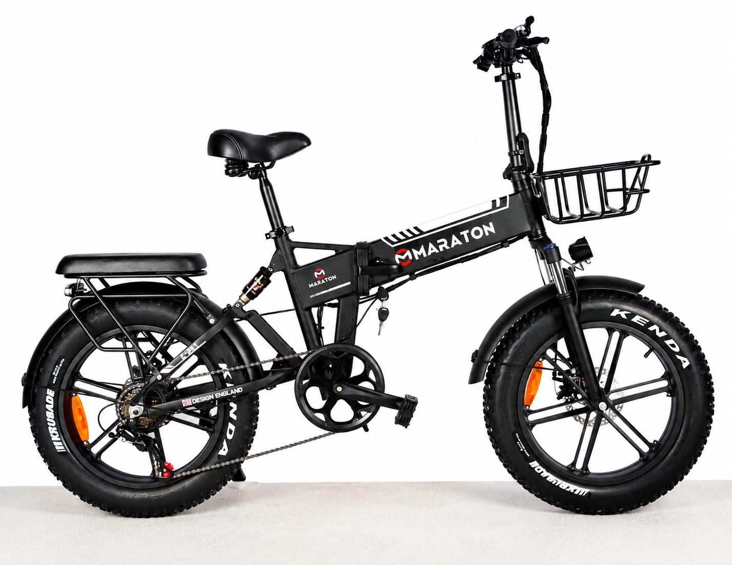 Электровелосипед складной Fatbike Maraton Trigo 20" 1200W 48V 24Ah Черный (ЕВ-1200-48-24Ч) Электровелосипед складной Fatbike Maraton Trigo 20" 1200W 48V 24Ah Черный (ЕВ-1200-48-24Ч)