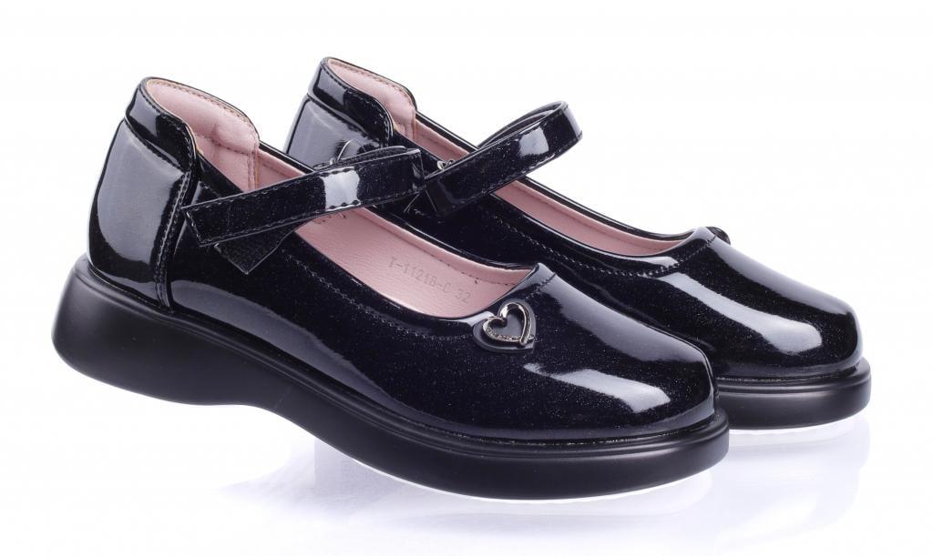 Туфли для девочек 11218 г. 29 Черный Туфли для девочек 11218 г. 29 Черный