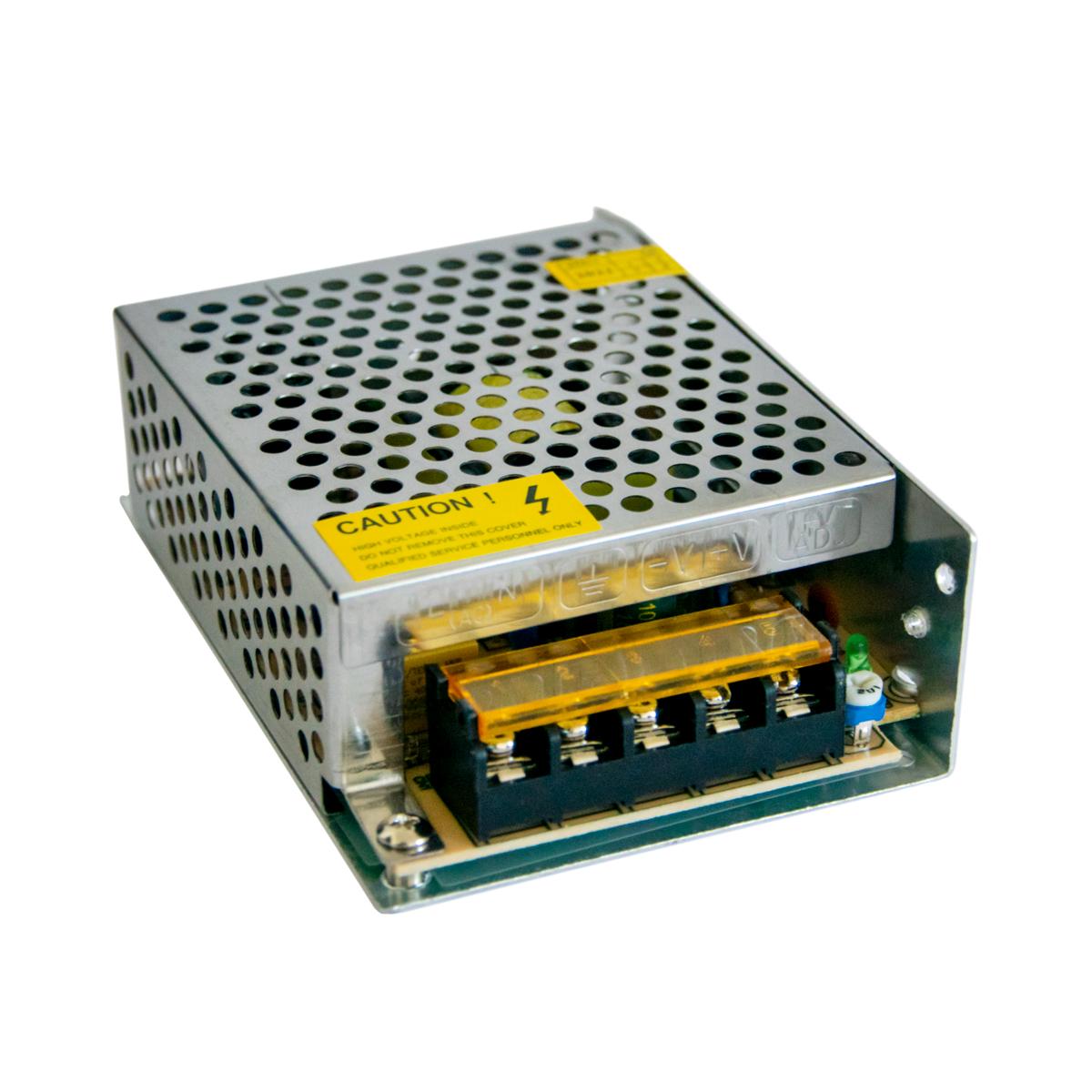 Блок живлення Імпульсний Power Supply S-60-12 12 В 5A 60 Вт AC-DC Silver (1009899)