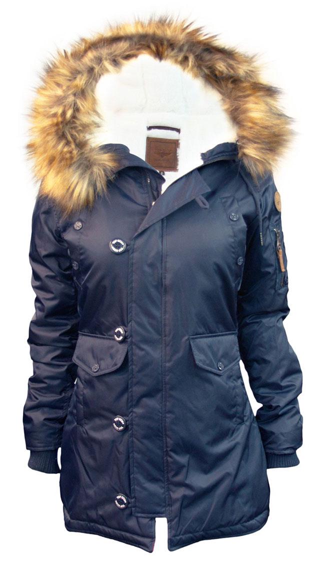 Парка Top Gun Miss Fitted Nylon N-3B Parka S Navy (TGJ1574NS)