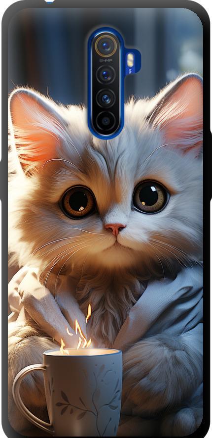 Чехол на Realme X2 Pro White cat (5646b-1866-42517)