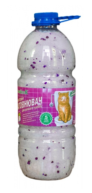 Наповнювач для лотків силікагелевий СмайліК з ароматом лаванди 3,6 л (23677188)