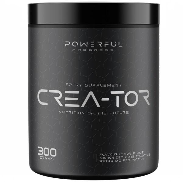 Креатин моногидрат Powerful Progress Crea-Tor Micronized 300 г 60 порций Lemon Lime (000022574)