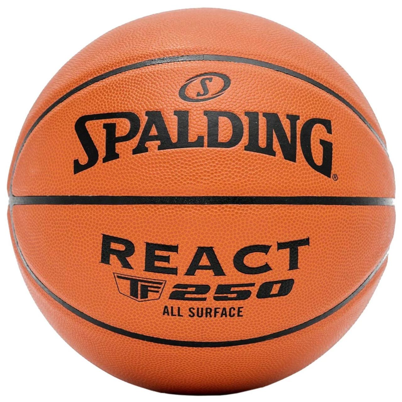 Мяч баскетбольный Spalding REACT TF-250 Уни 6 Оранжевый (76802Z) - фото 1