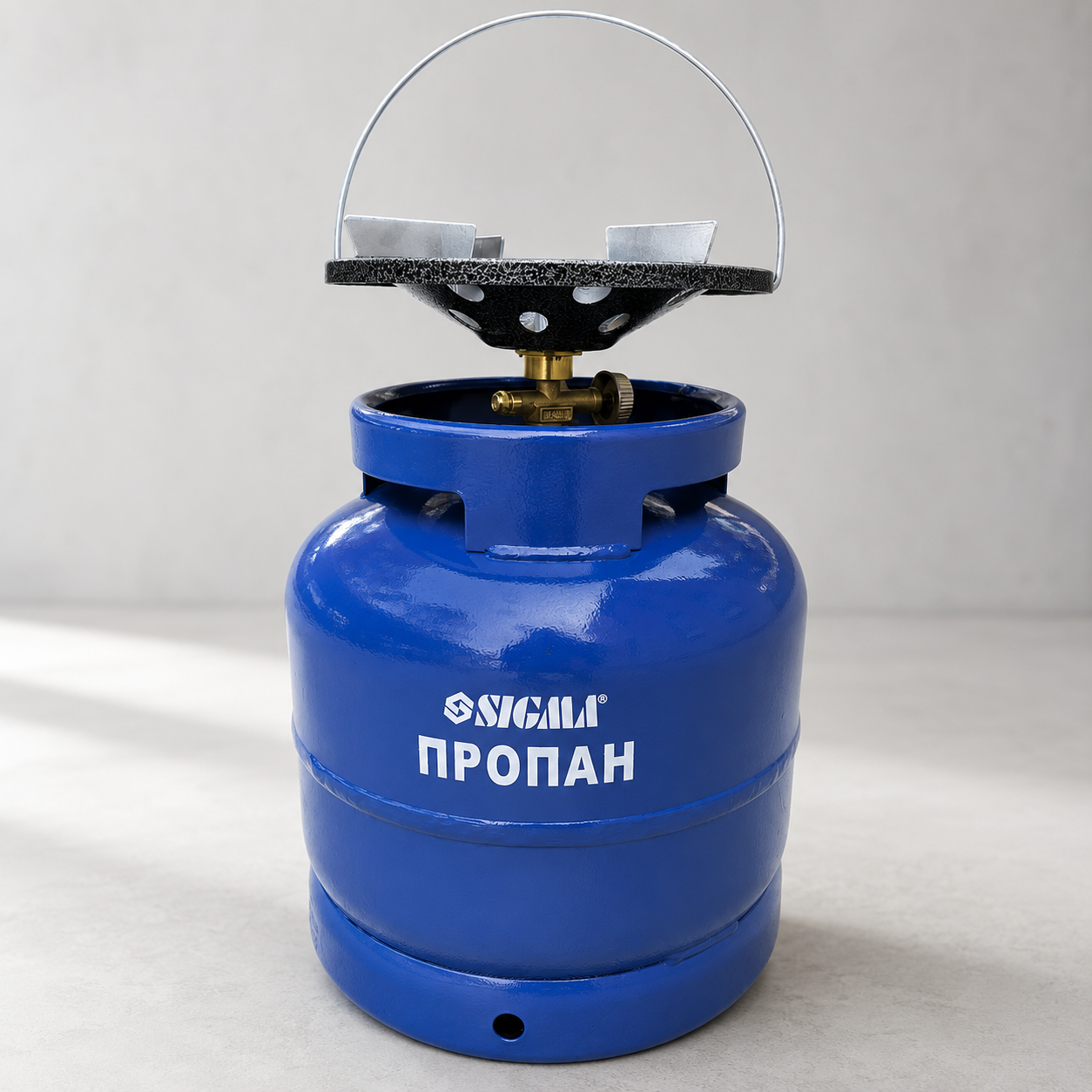 Баллон газовый Sigma SG-2903241 12 л комплект с горелкой 2200 Вт (3171702752)