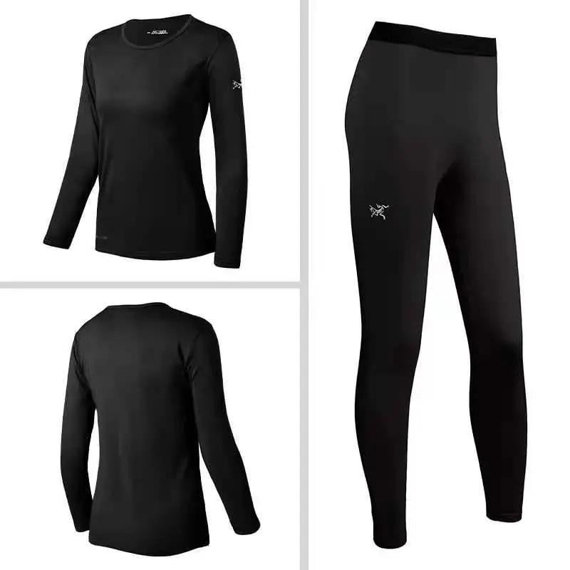 Комплект термобелья женское Arcteryx AR Crew LS 270308 XL Black - фото 5