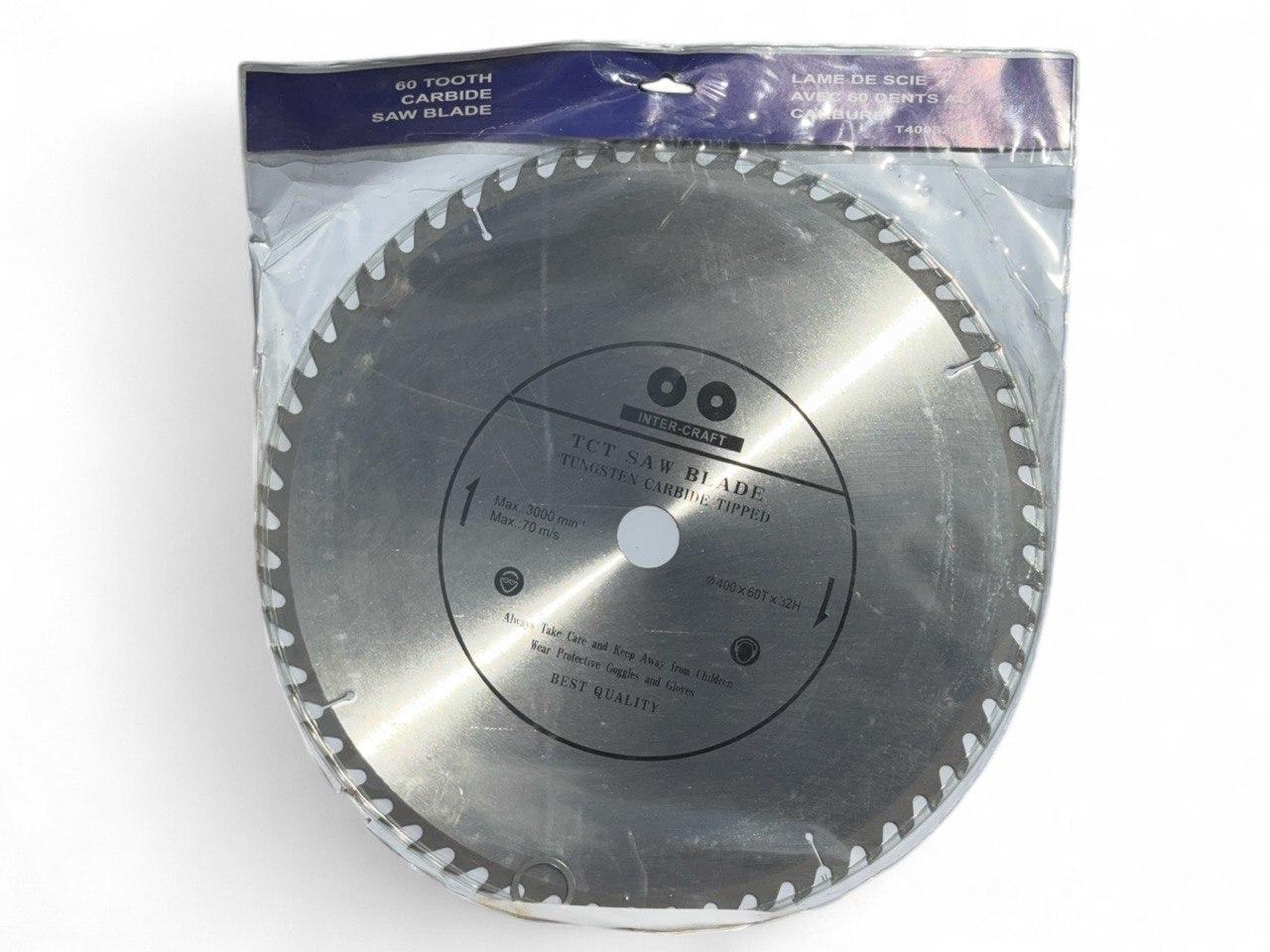 Пильный диск по дереву Inter-Craft 400х32 мм 60 зубов (31640442)