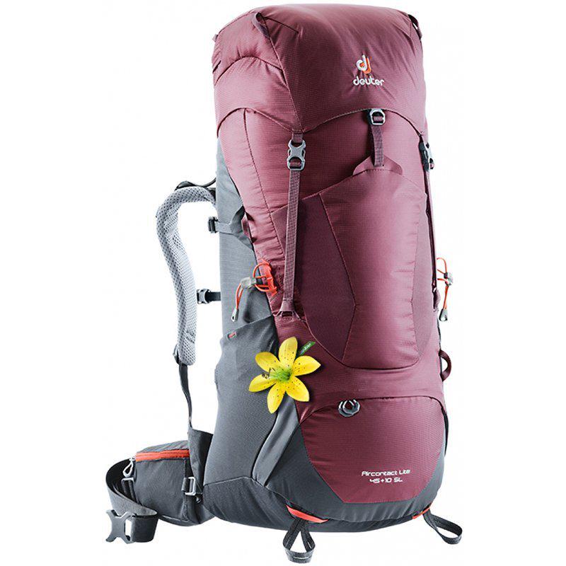 Рюкзак туристический Deuter Aircontact Lite SL 45+10 л Maron/Graphite (33402185423)