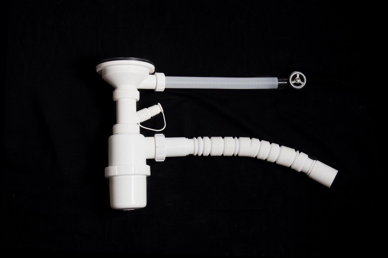 Мойка кухонная Крафт с крыльями из искусственного камня Песочный (1570457814) - фото 6