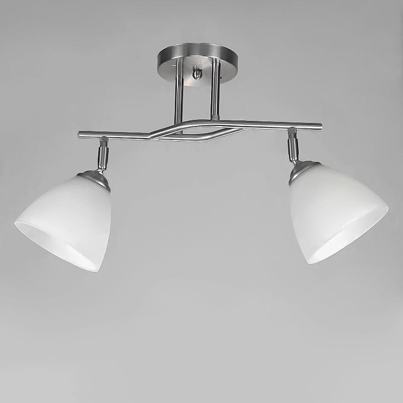 Люстра потолочная Light House NM-15993/2 CR+WT на две лампы Хром