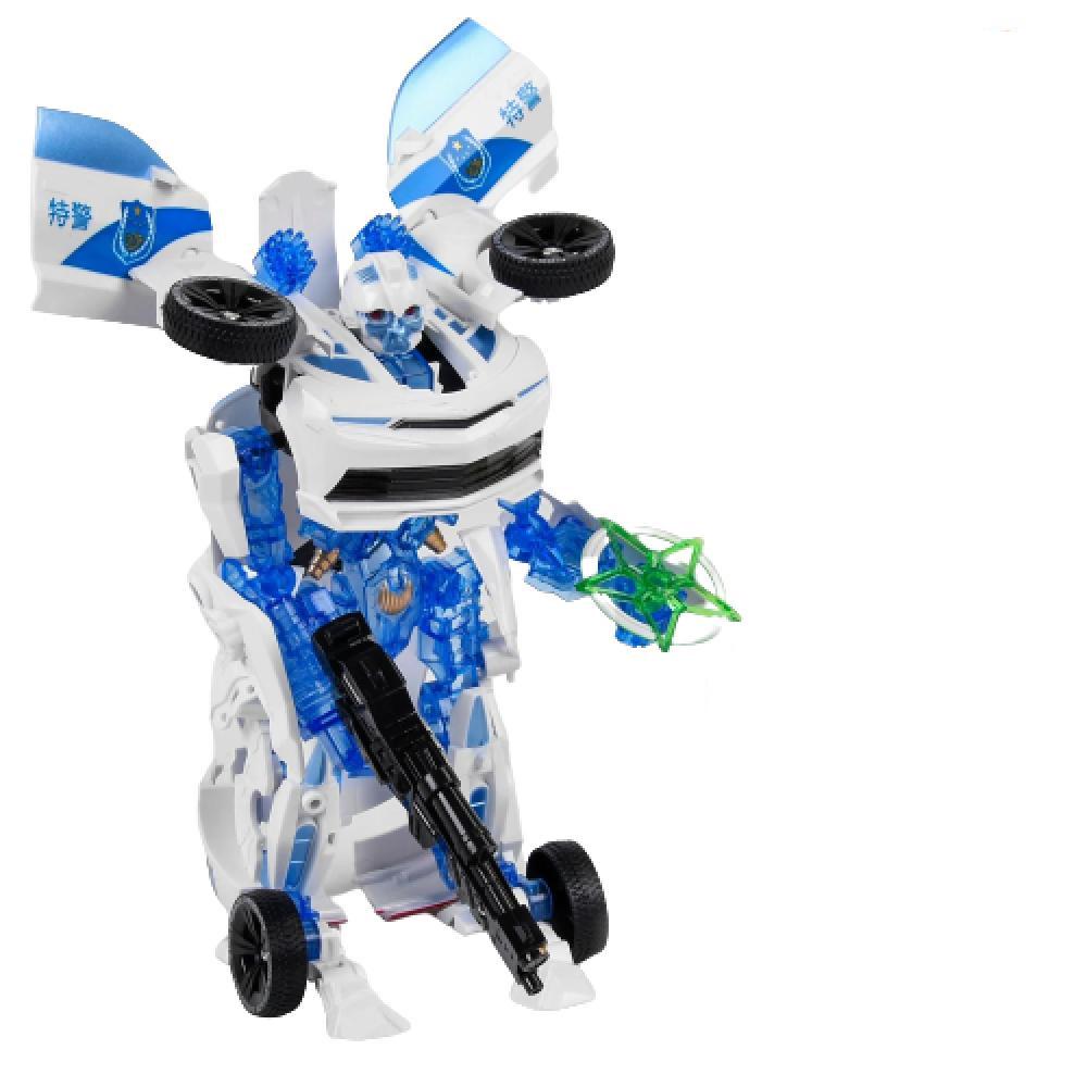 Трансформер Машинка White/Blue (103111)