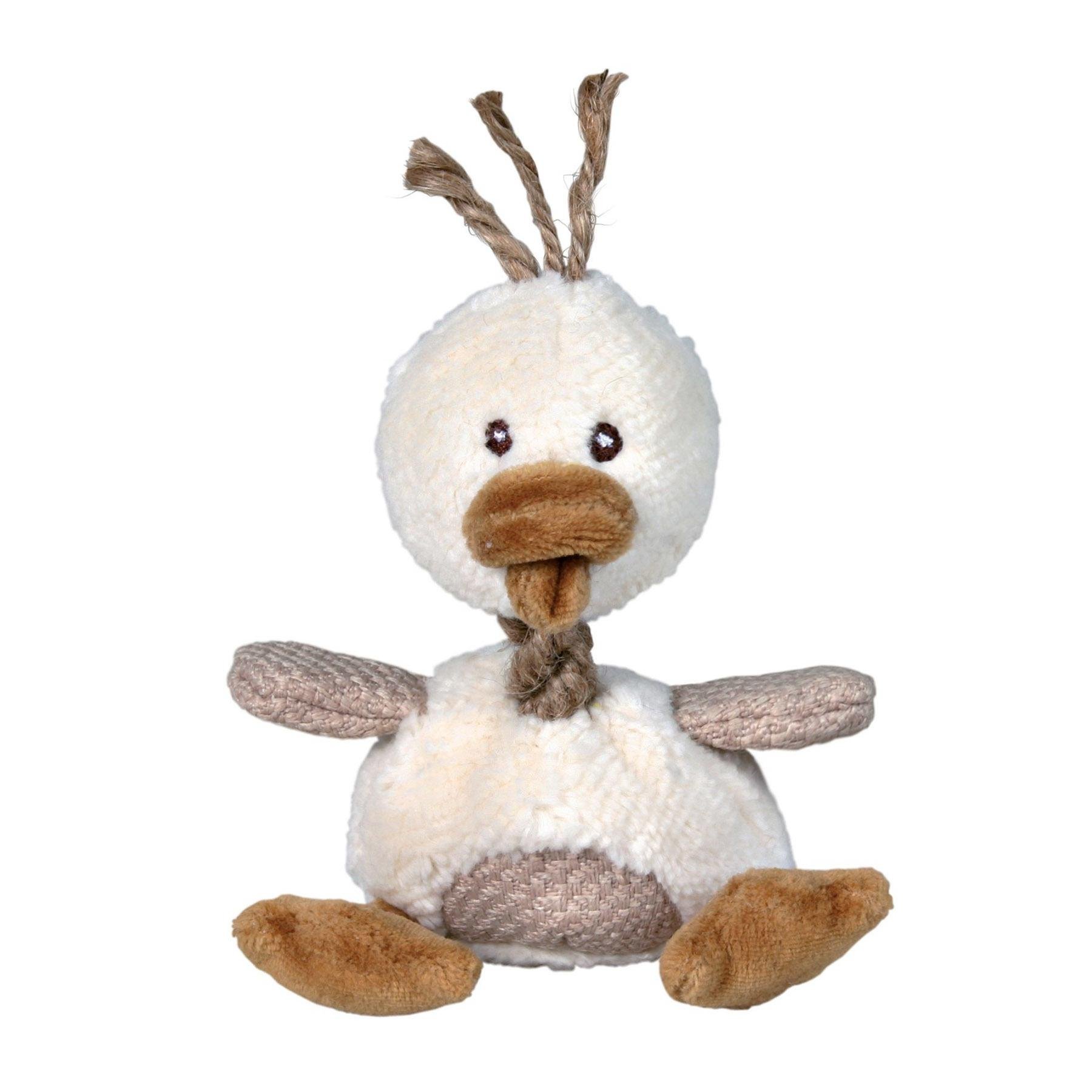 Игрушка для собак Trixie Утка 15 см плюш Бежевый (35812)