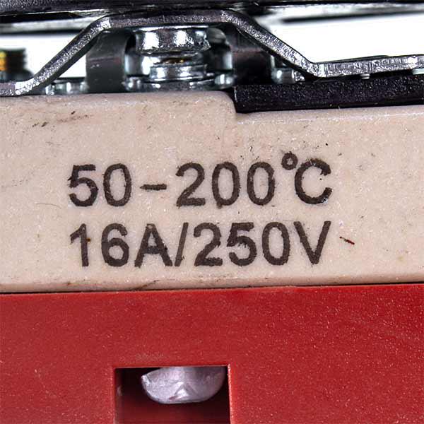 ᐉ Термостат T150 16A 250V з ручкою керування для обігрівача духовки ...