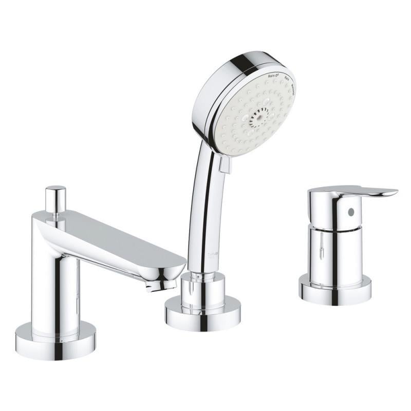 Смеситель на борт ванны Grohe BauEdge 2511700A на три отверстия Хром (113582)
