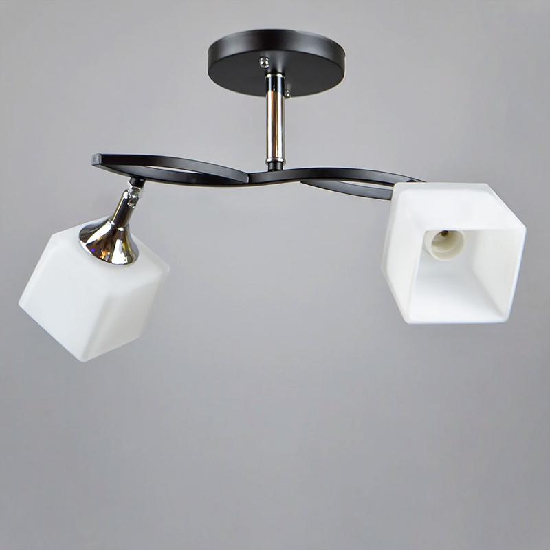 Люстра потолочная Light House NM-17175/2 CH Черный/Хром