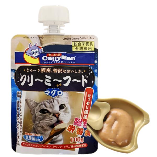 ᐉ Корм жидкий для котов CattyMan Complete Creamy Food Tuna крем-суп с ...