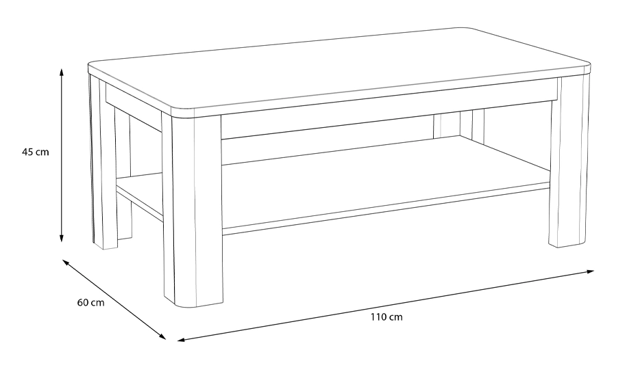 Столик журнальный Locarno FLOT12 - фото 2 Столик журнальный Locarno FLOT12 - фото 2