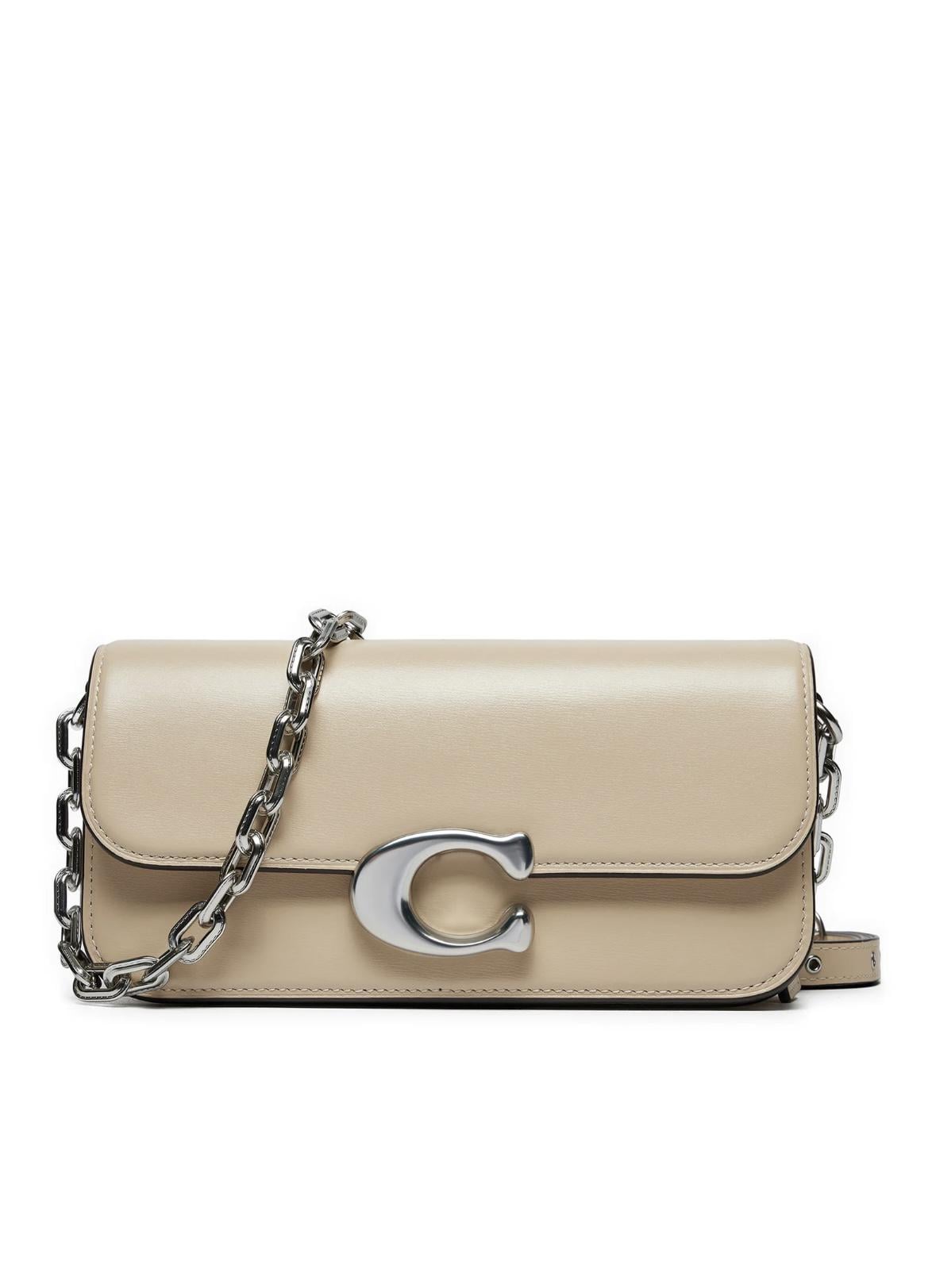 Женская сумка Coach Idol CP 120 Бежевый (754213)