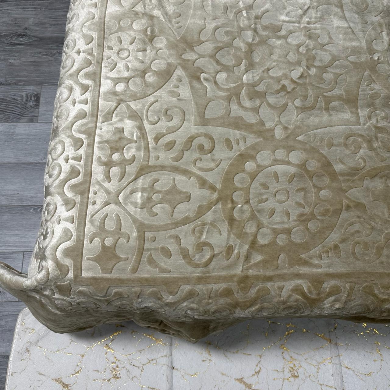 Покрывало на кровать акриловое 200x230 см Бежевый (P-акрил-14) - фото 6 Покрывало на кровать акриловое 200x230 см Бежевый (P-акрил-14) - фото 6