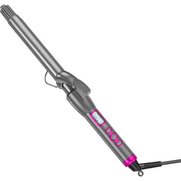 Плойка для волосся Hoco HP43 Electric Manual Curling Iron with Digital Display Grey