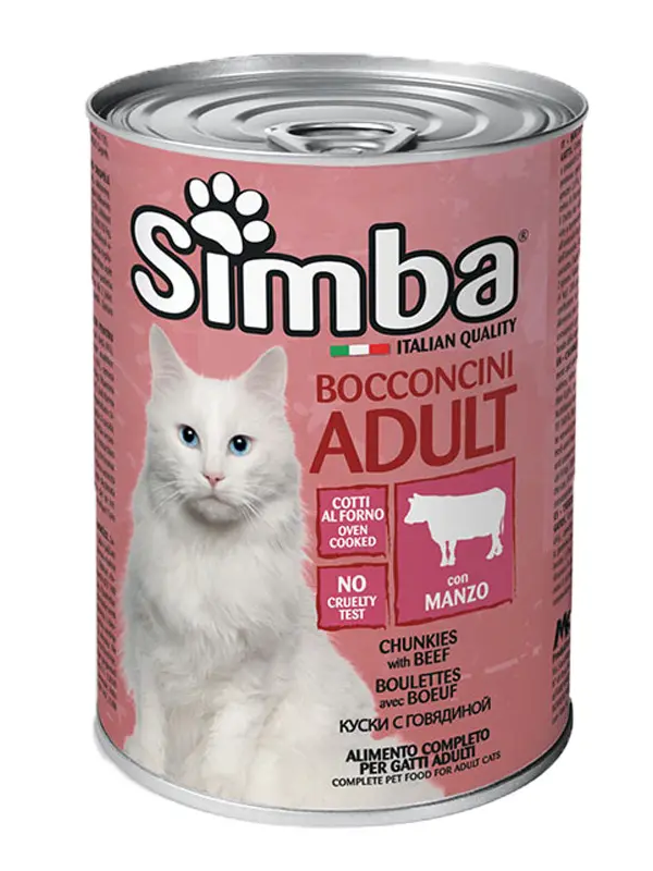 Корм вологий для котів Simba Cat Wet Яловичина 415 г (70009607)