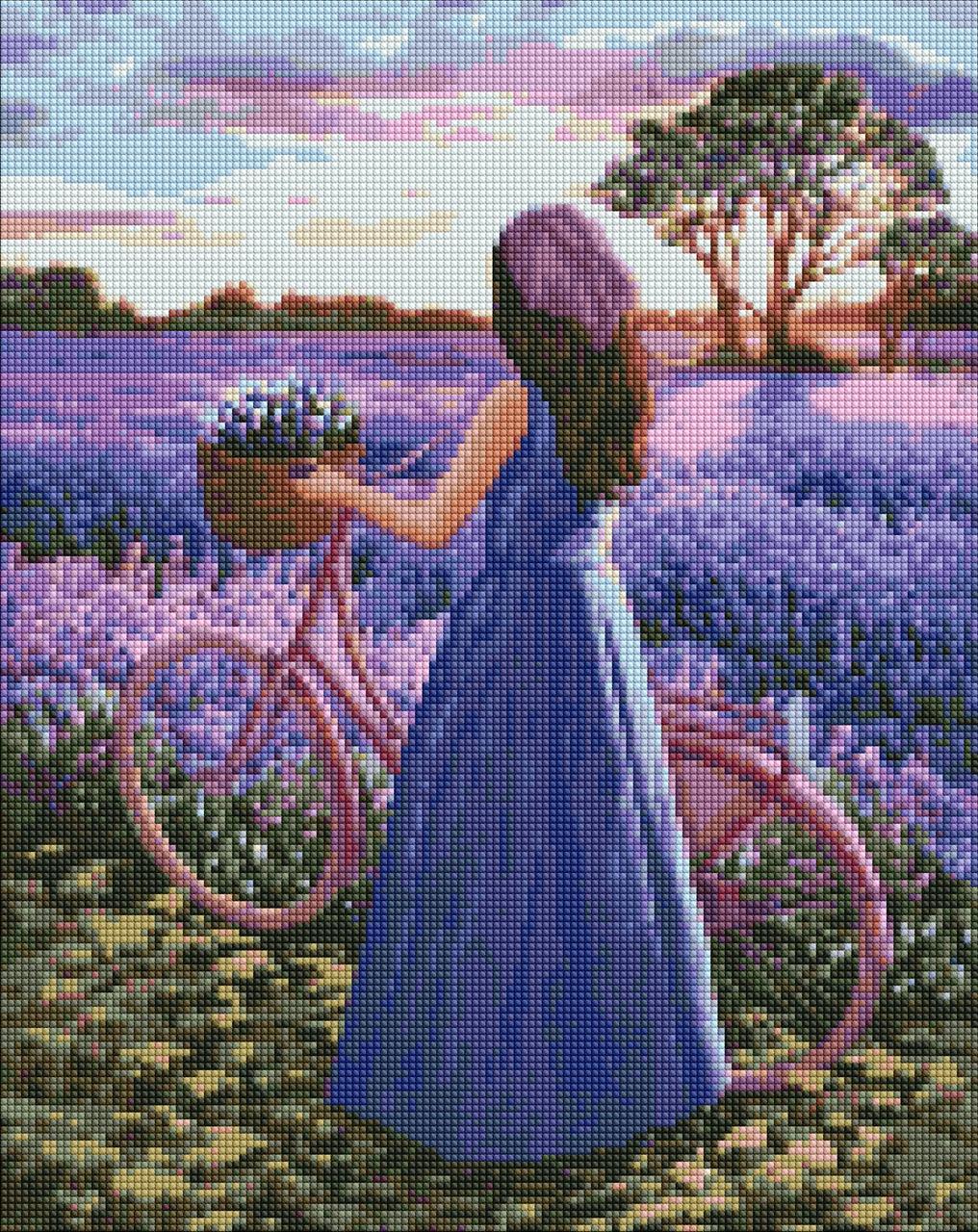 Мозаїка алмазна/вишивка Лавандове натхнення 40x50 см (AMO7438)