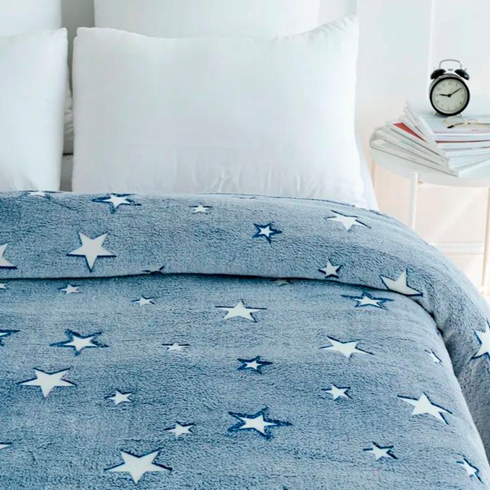 Плед флісовий Love You що світиться в темряві 200х220 см Зірки (82992) - фото 5 Плед флісовий Love You що світиться в темряві 200х220 см Зірки (82992) - фото 5