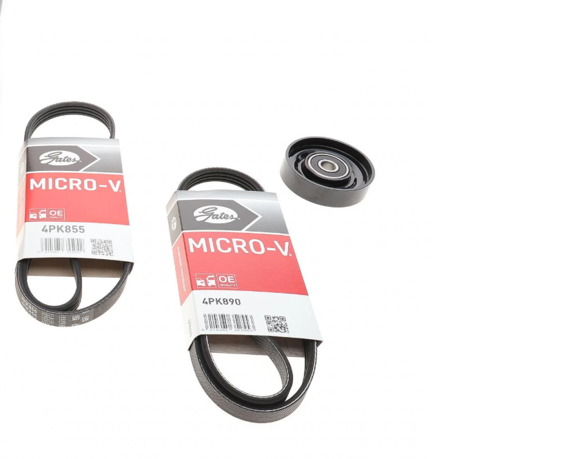 Комплект ремня генератора GATES Hyundai Elantra/Tucson/I30/Kia Ceed 2.0 04- 4PK890/4PK855 K074PK890