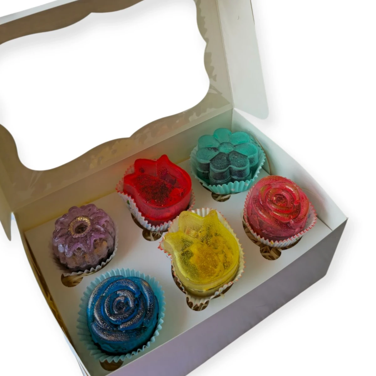 Набор подарочный с чайными бомбочками цветками 6 шт. (29091067)