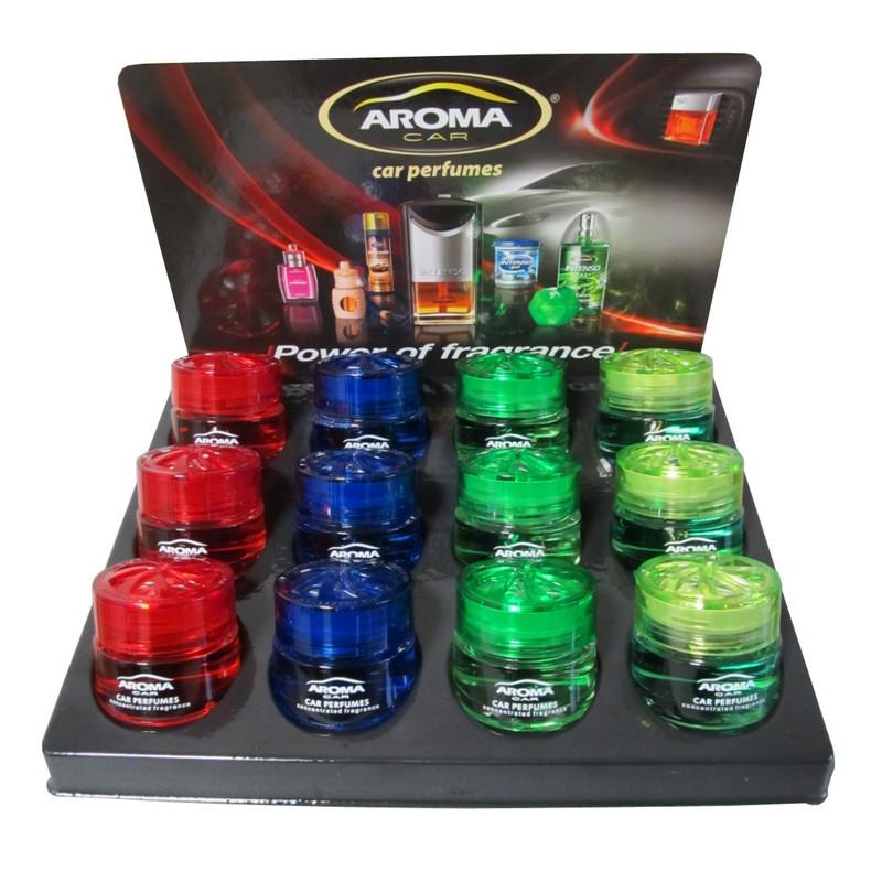 Планшет ароматизаторов Aroma Car Gel микс 12шт.