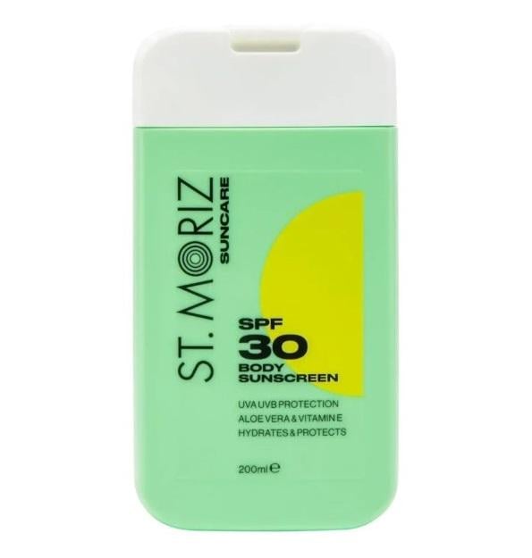 Солнцезащитный Лосьон для тела St.Moriz Suncare SPF 30 Body Sunscreen 200 мл