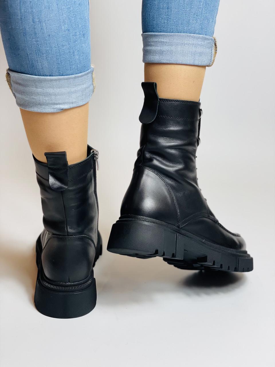 Ботинки женские зимние Evromoda р. 37 24,0 см Черный (2727) - фото 7 Ботинки женские зимние Evromoda р. 37 24,0 см Черный (2727) - фото 7