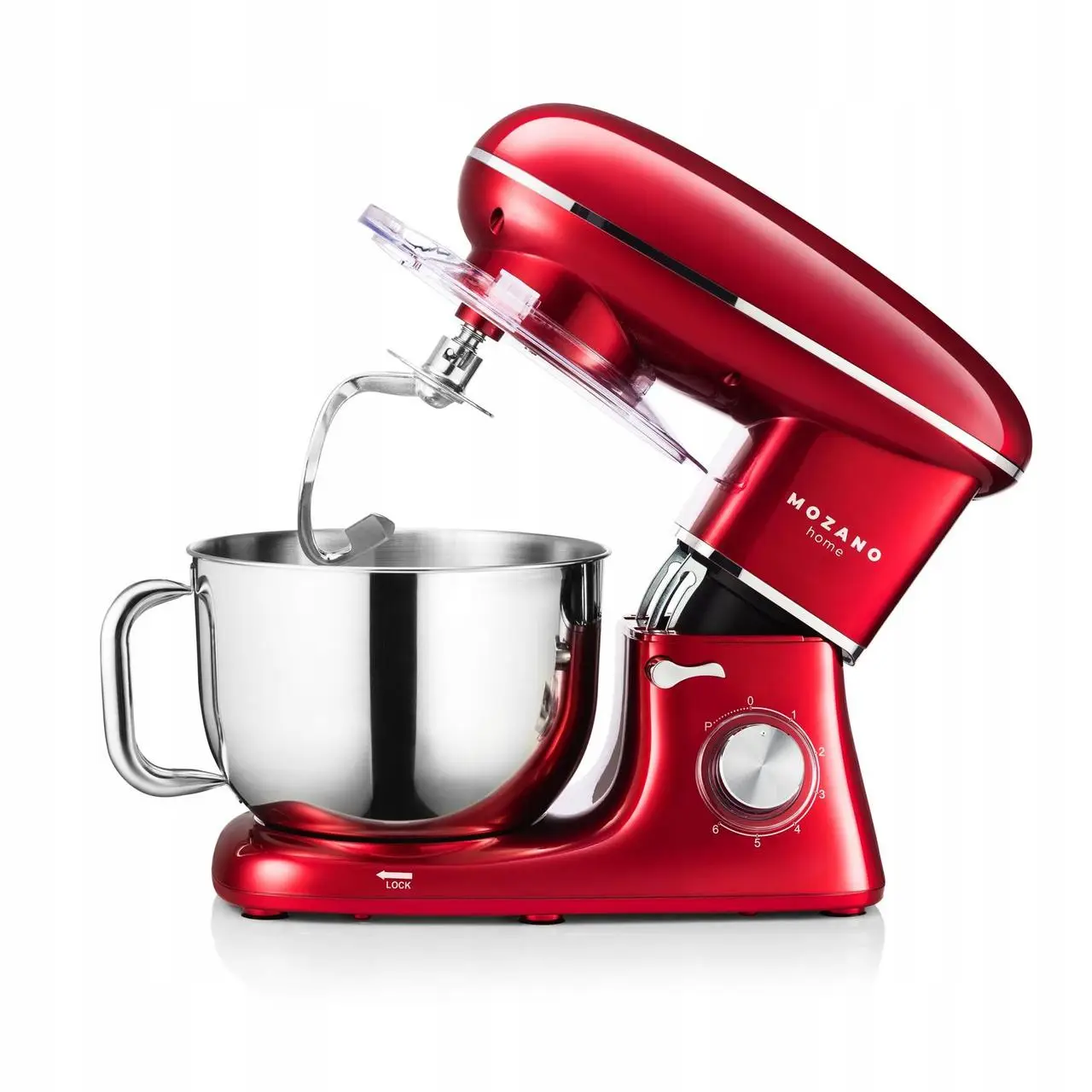 Тістомісний Mozano Kitchen Machine 2300 Red - фото 7