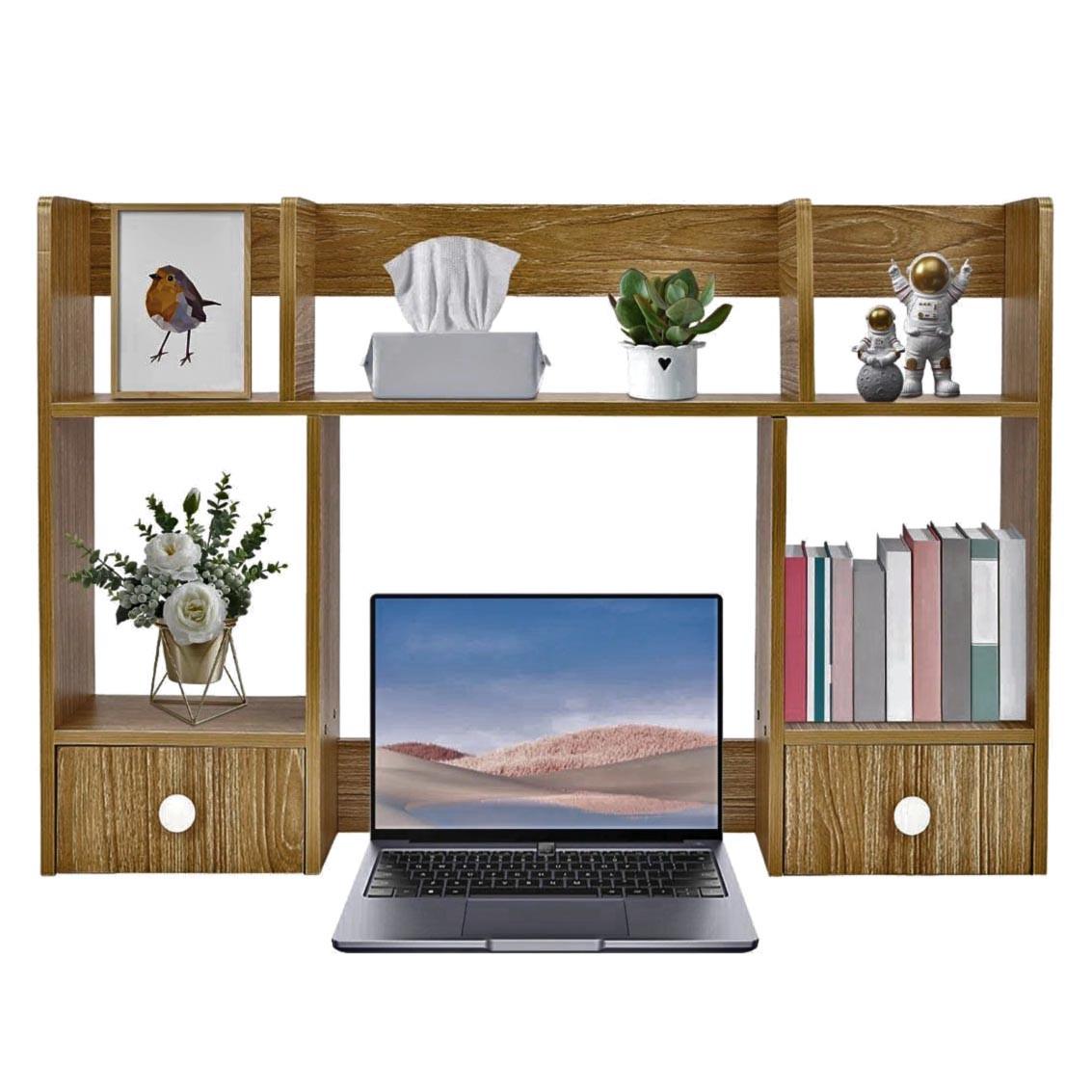 Полка-надстройка настольная из дерева Лория сиена (АКД-004505)