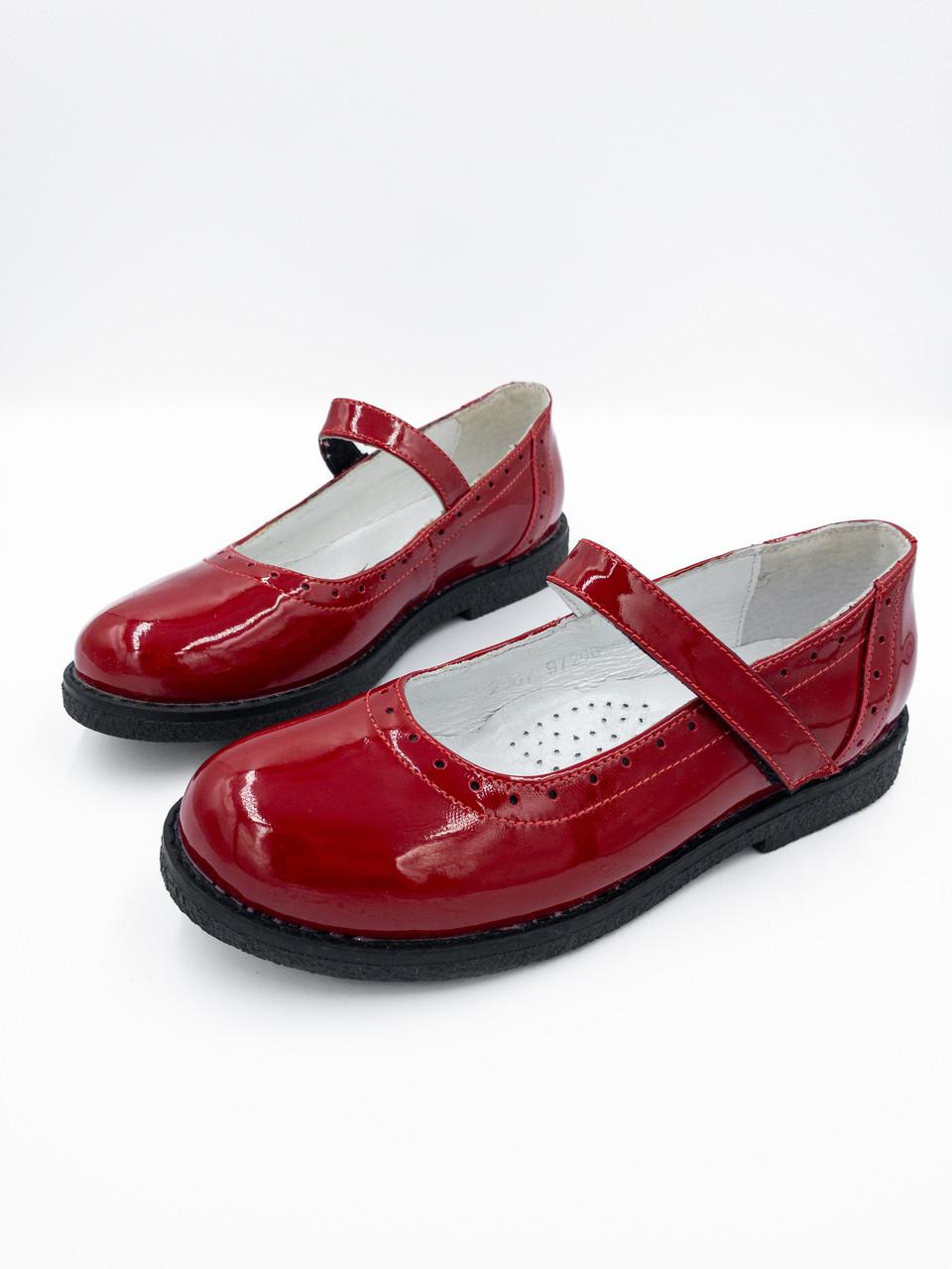 Туфли для девочки Bistfor кожа р. 34 Красный (97206/954) - фото 2 Туфли для девочки Bistfor кожа р. 34 Красный (97206/954) - фото 2