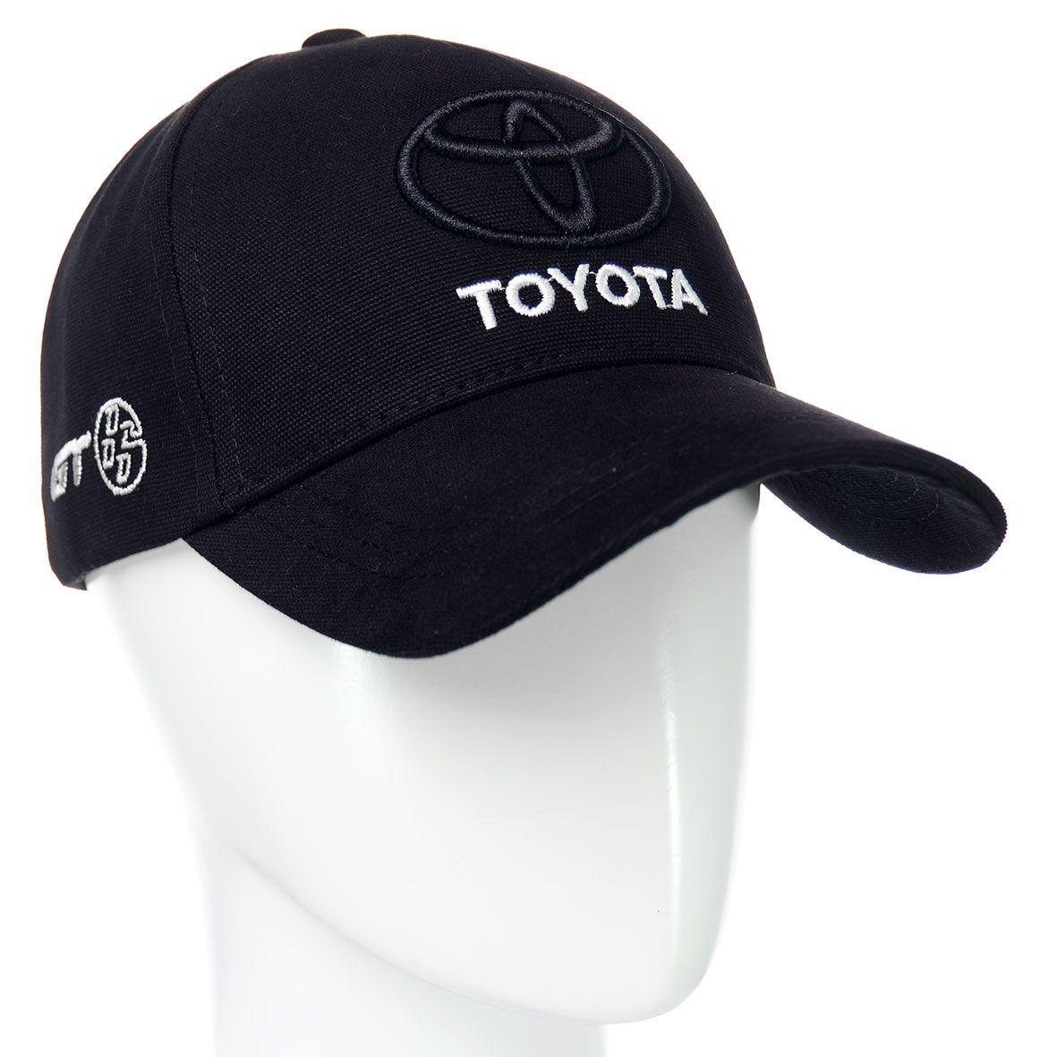 Кепка Toyota BTH20793 с регулировкой из плотного коттона р. 56-58 Черный