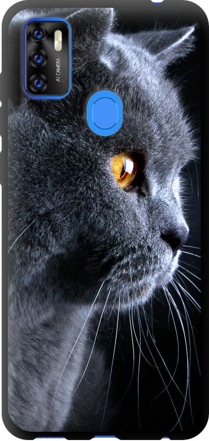 Чехол на ZTE Blade A7S 2020 Красивый кот (3038b-2454-42517)