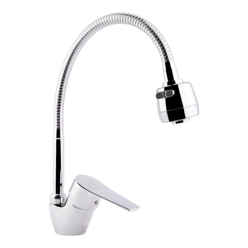 Смеситель для кухни с рефлекторным изливом Lidz (CRM)-20 38 007 04 Хром Смеситель для кухни с рефлекторным изливом Lidz (CRM)-20 38 007 04 Хром