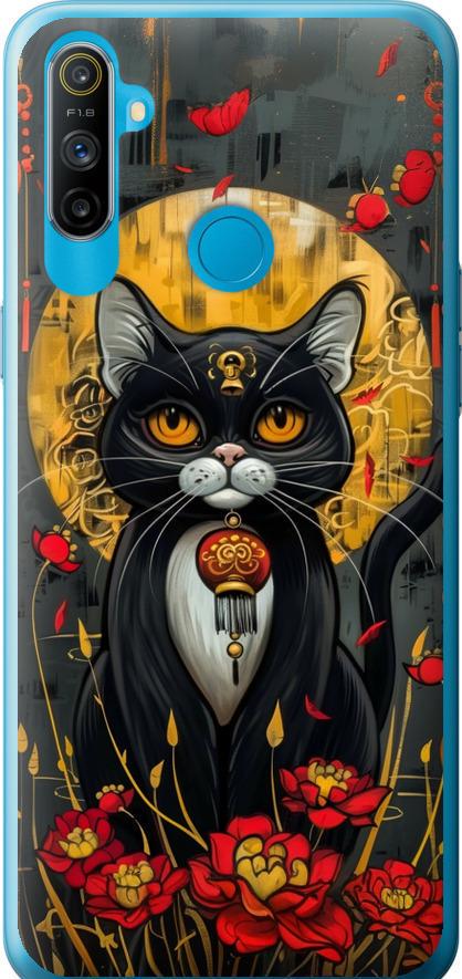Чехол на Realme C3 China Cat (6134t-1889-42517)
