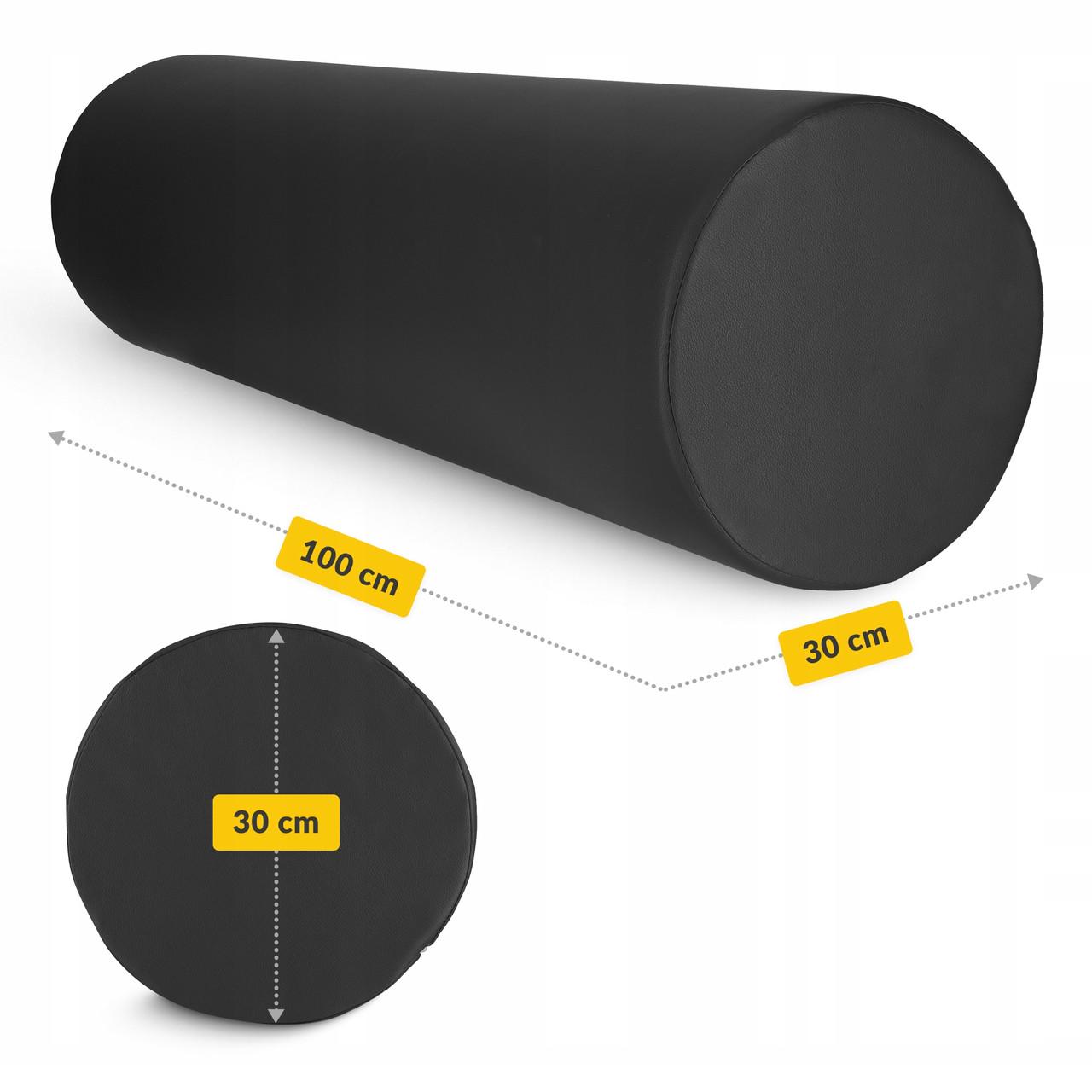 Валик для реабілітації та масажу 4fizjo 100x30 см Black (P-5905973402965) - фото 4 Валик для реабілітації та масажу 4fizjo 100x30 см Black (P-5905973402965) - фото 4