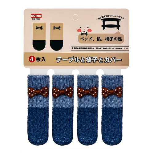 Накладки защитные на ножки мебели DOINN 10х3 см 4 шт./уп Blue (R94466) (ceb41268)