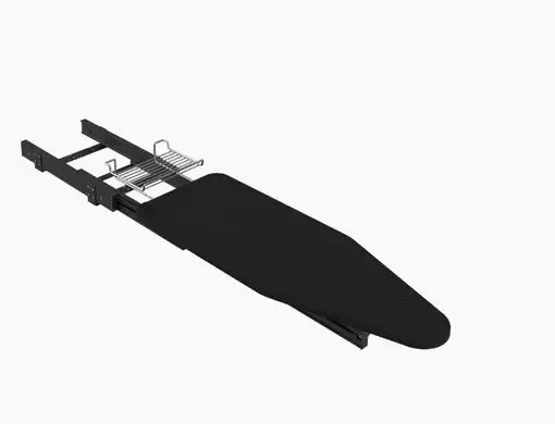 Доска гладильная для гардероба Starax раскладная нижнего крепления Антрацит (S-6616-A)